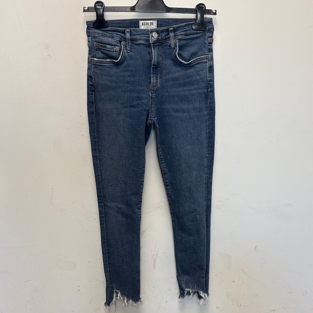 Agolde Women's Dark Blue Skinny Jeans